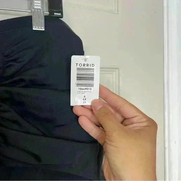 Torrid High Rise Ruched Swim Bottom Sz 4X - Picture 4 of 7